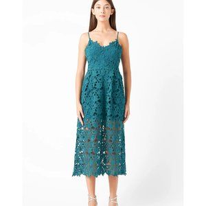 ASTR The Label Lace Midi Dress